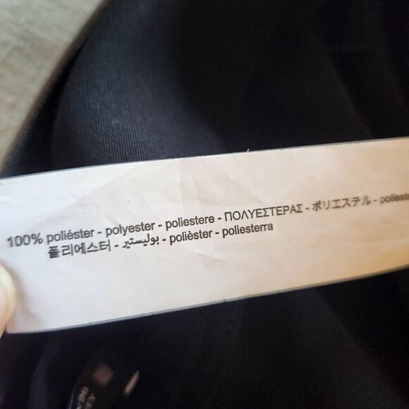 Zara M black cape skirt midi flared a line tulip minimalist with belt - Picture 3 of 6